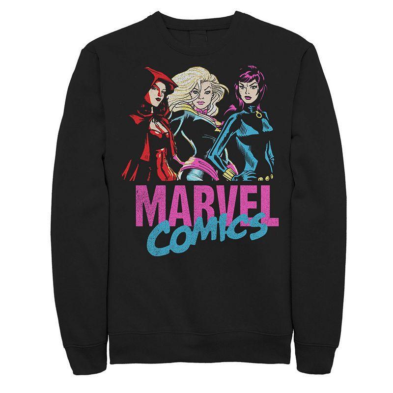 Mens Marvel Comics Fierce Ladies Sweatshirt Product Image