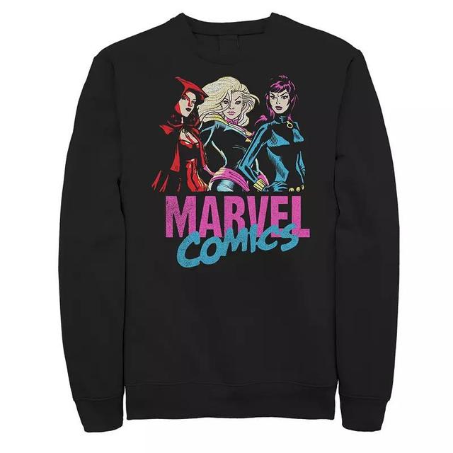 Big & Tall Marvel Comics Fierce Ladies Sweatshirt, Mens Product Image