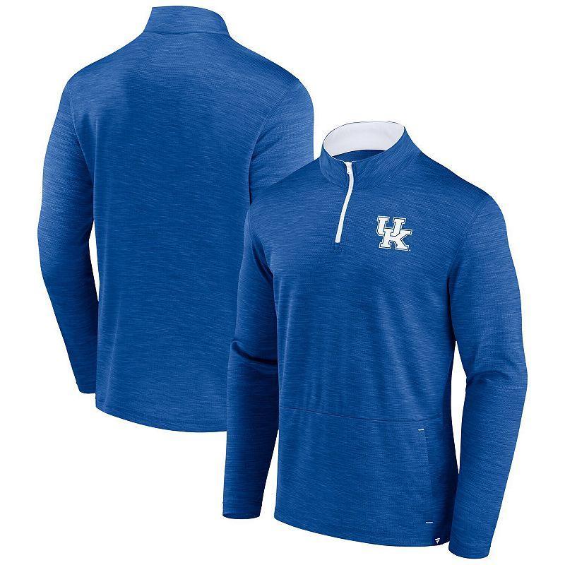 Mens Fanatics Royal Kentucky Wildcats Classic Homefield Quarter-Zip Top Product Image