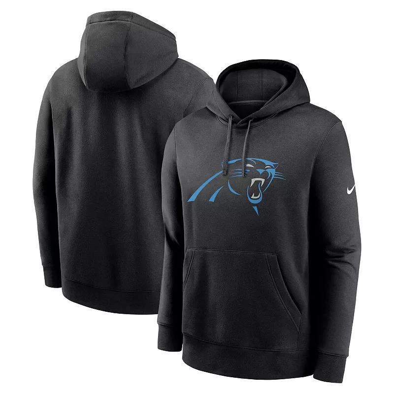 Mens Nike Carolina Panthers Club Logo Pullover Hoodie Product Image