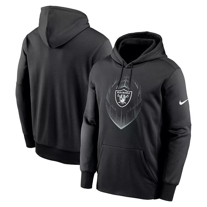 Mens Nike Black Washington Commanders Icon Performance Pullover Hoodie Product Image