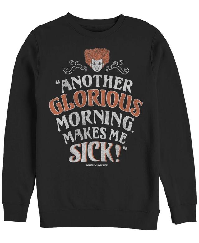 Fifth Sun Hocus Pocus Glorious Morning Mens Long Sleeve Fleece Crew Neck Sweater Product Image