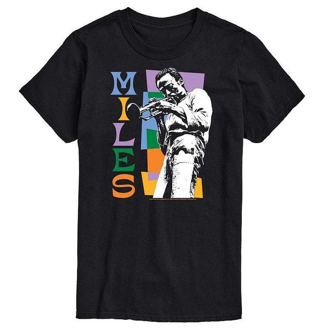 Mens Miles Davis Color Block Tee Product Image