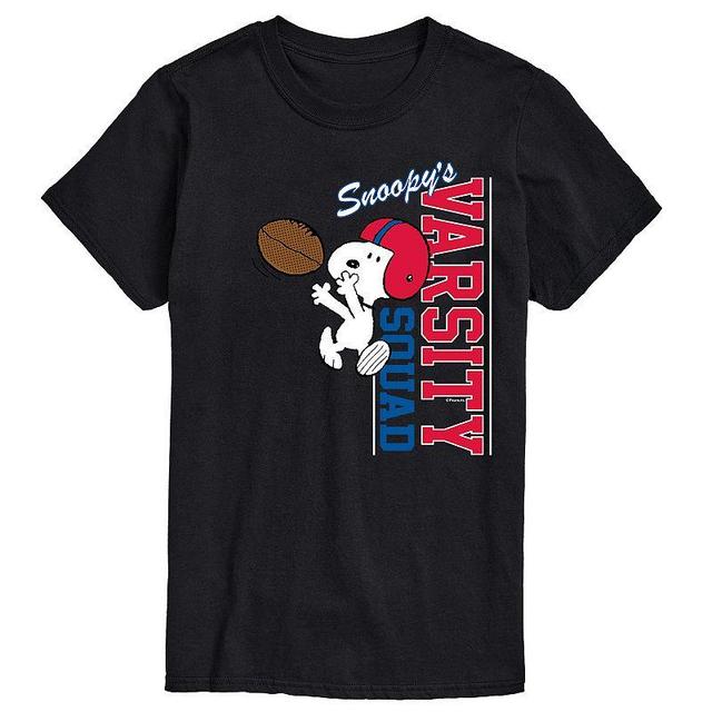 Big & Tall Peanuts Varsity Tee, Mens Product Image