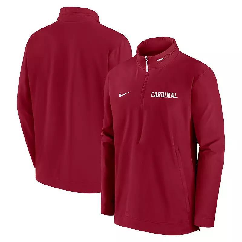 Iowa Hawkeyes Sideline Coach Men's Nike College 1/2-Zip Hooded Jacket Product Image