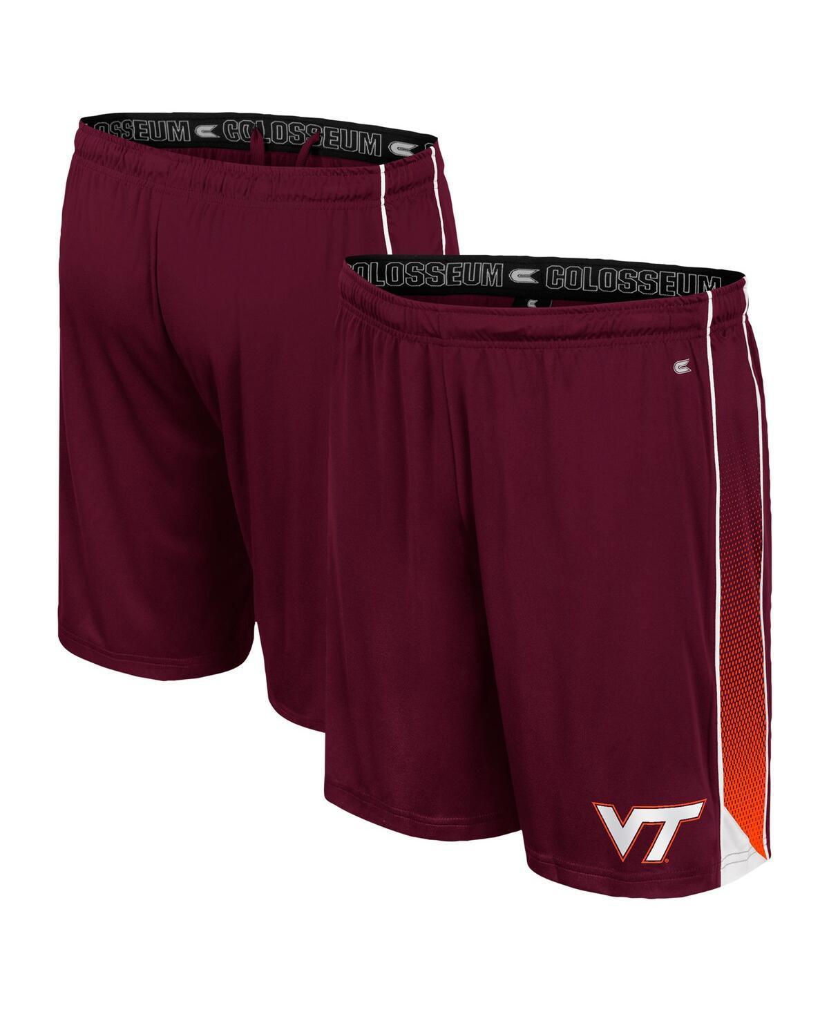 Colosseum Mens Maroon Virginia Tech Hokies Online Shorts Product Image