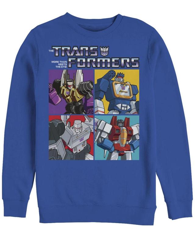 Mens Transformers Generations Decepticon Box Fleece Sweatshirt Product Image