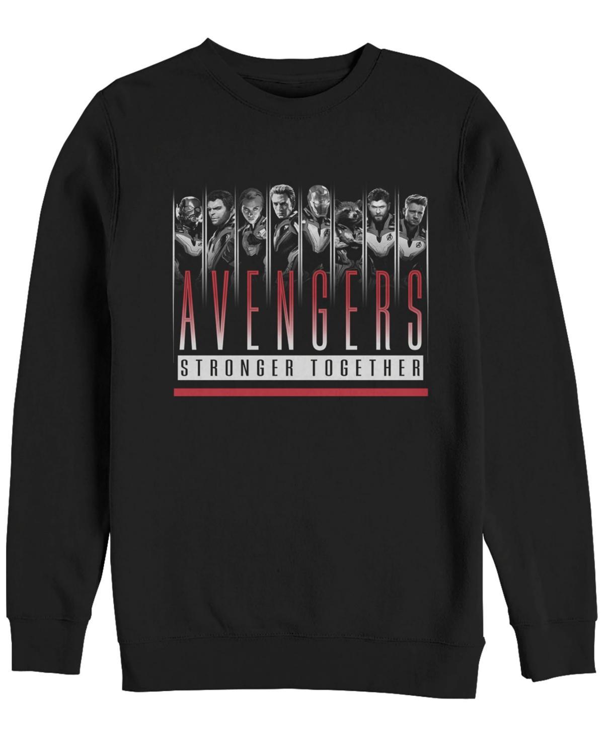 Mens Marvel Avengers Stronger Together Fleece Black Product Image