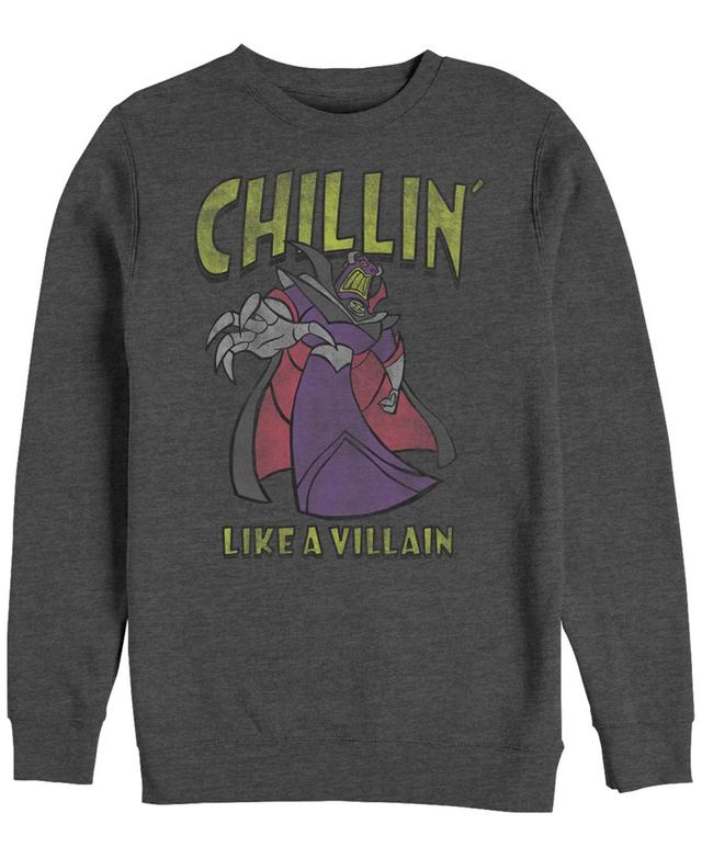 Disney Pixar Mens Toy Story Zurg Chillin like a Villain, Crewneck Fleece Product Image