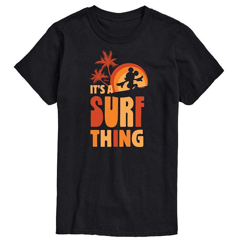 Disneys Mickey Mouse Mens Its A Surf Thing Graphic Tee Product Image