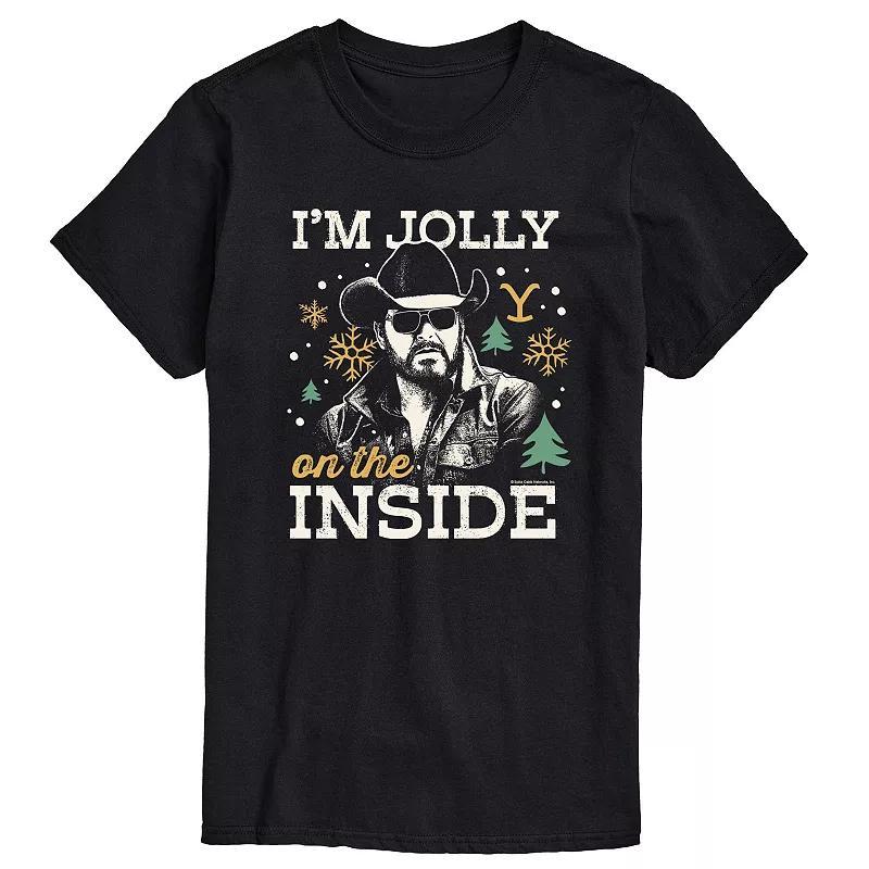 Big & Tall Yellowstone Jolly On The Inside Graphic Tee, Mens Product Image