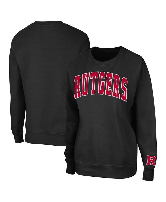 Womens Colosseum Rutgers Scarlet Knights Campanile Pullover Sweatshirt Product Image