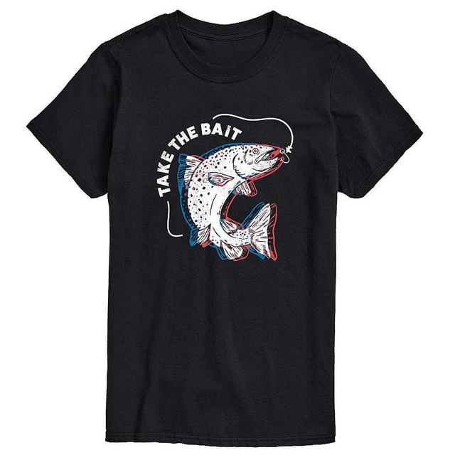 Mens Take The Bait Fish Graphic Tee Product Image