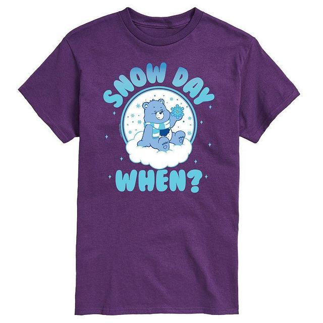 Mens Care Bears Snow Day Graphic Tee Product Image