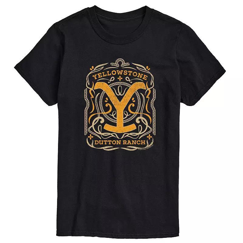 Mens Yellowstone Flourish Logo Graphic Tee Product Image