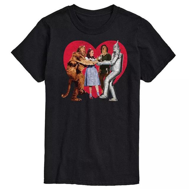 Mens Wizard Of Oz Group Photo Heart Graphic Tee Product Image