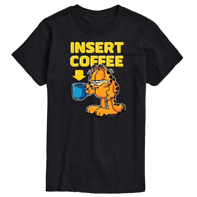 Mens Garfield Coffee Graphic Tee Product Image