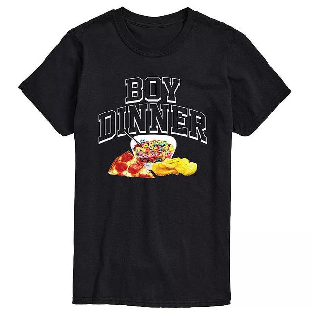 Big & Tall Boy Dinner Graphic Tee, Mens Product Image