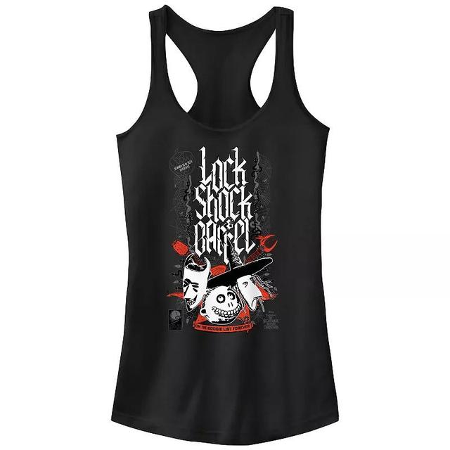 Disneys The Nightmare Before Christmas Womens Oogie Boogie List Racerback Tank Top, Girls Product Image