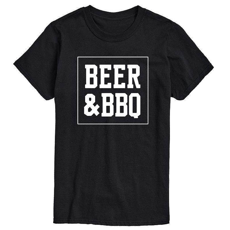 Mens Beer and BBQ Graphic Tee Product Image