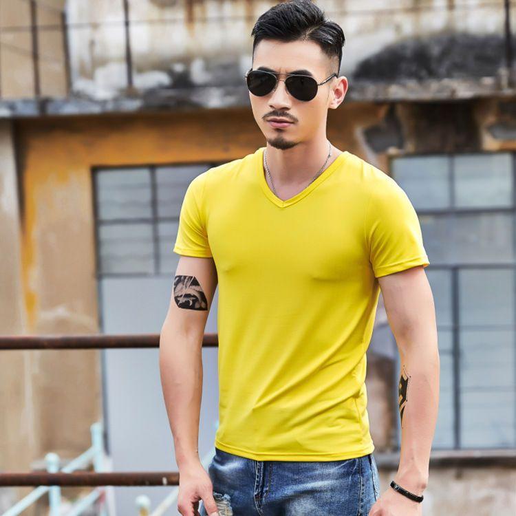 Plain Short-Sleeve T-Shirt Product Image