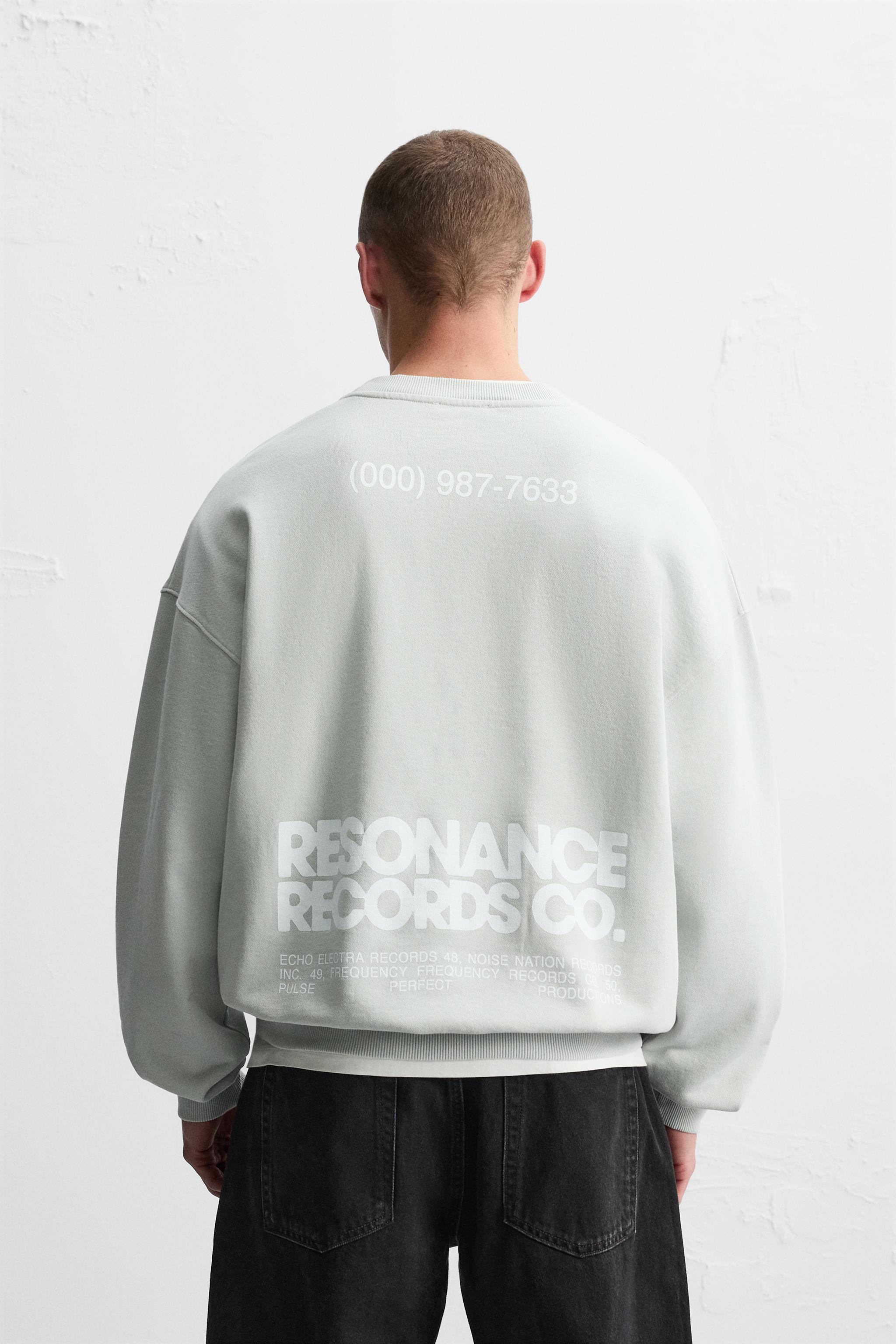 TEXT PRINT SWEATSHIRT Product Image