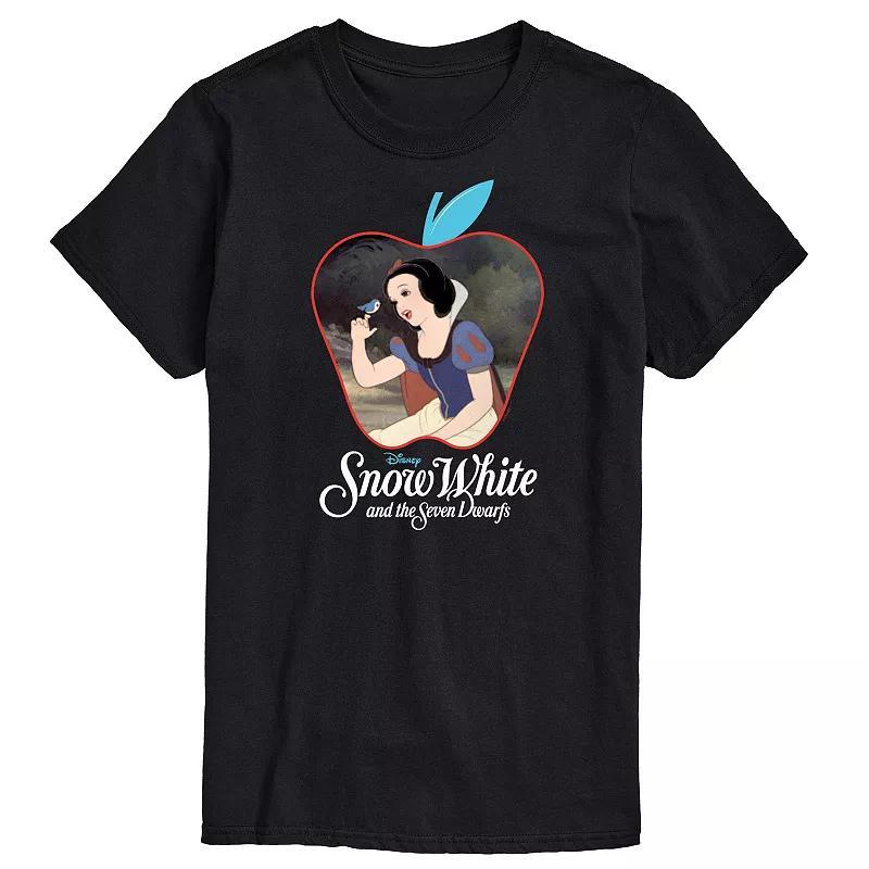 Disney Princess Big & Tall Snow White Apple Graphic Tee, Mens Product Image