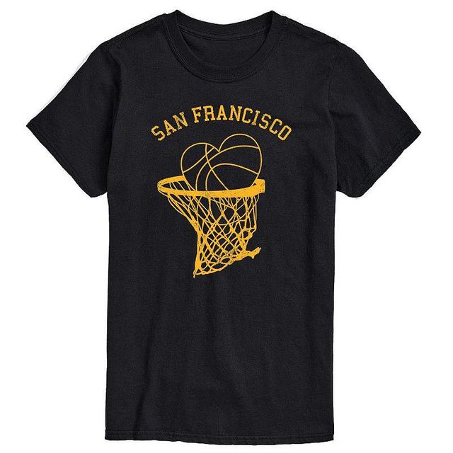 Mens Basketball Heart SF Graphic Tee Product Image