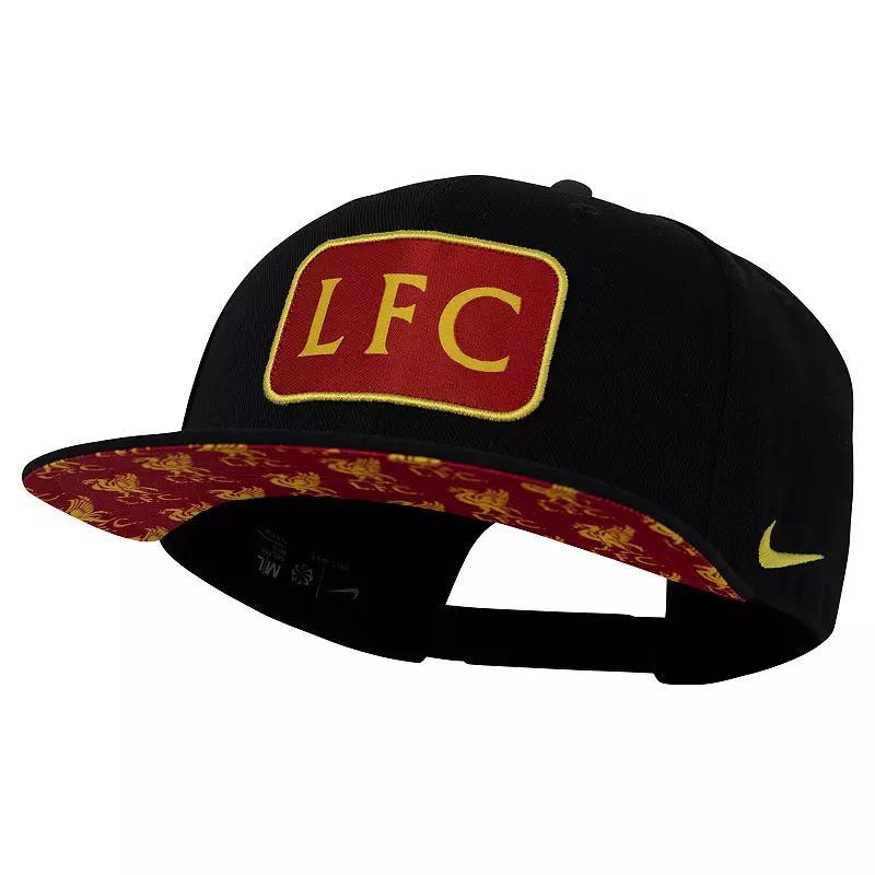 Mens Nike Black Liverpool Pro Snapback Hat Product Image