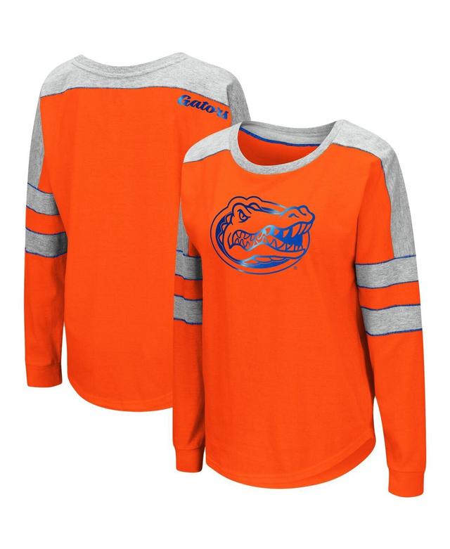 Womens Colosseum Florida Gators Trey Dolman Long Sleeve T-Shirt Product Image