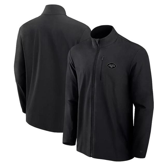 Mens Fanatics Signature Black Las Vegas Raiders Front Office Woven Full-Zip Jacket Product Image