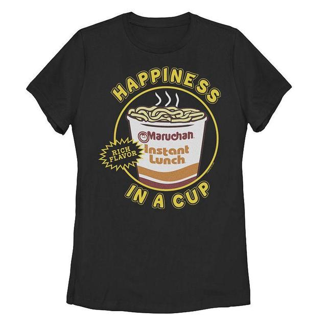 Juniors Maruchan Happiness In A Cup Graphic Tee, Girls Product Image