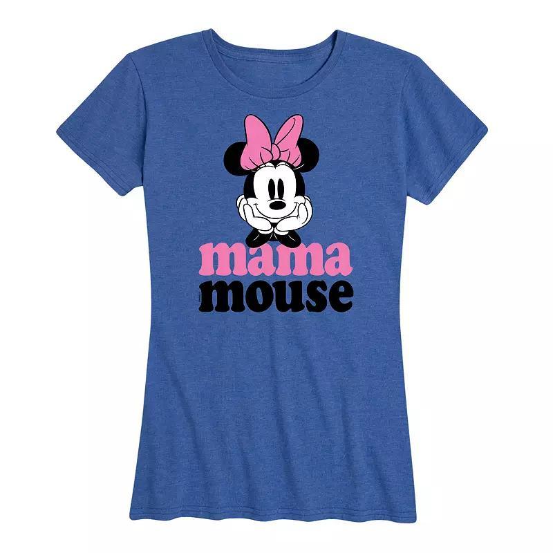 Disneys Minnie Mouse Womens Mama Graphic Tee Product Image