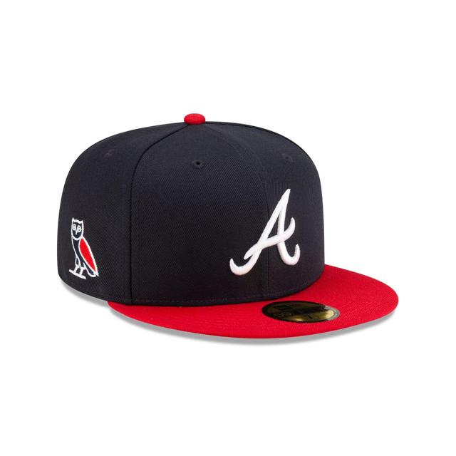 OVO X Atlanta Braves 59FIFTY Fitted Hat Male Product Image