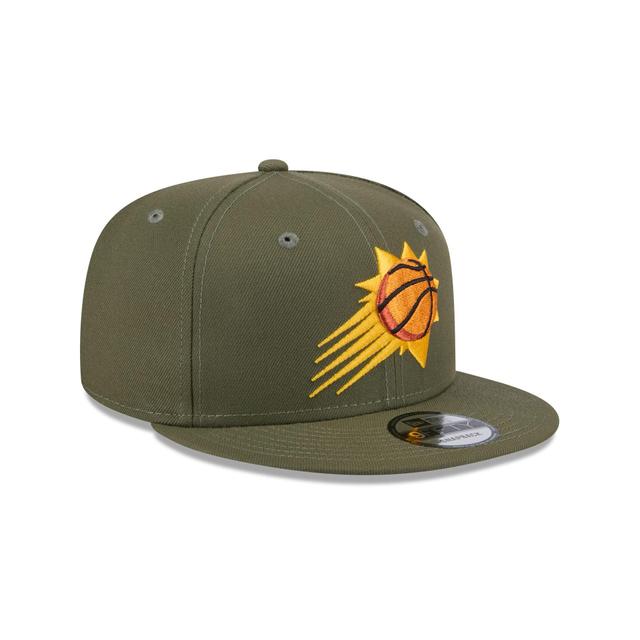 Phoenix Suns Olive 9FIFTY Snapback Hat Male Product Image