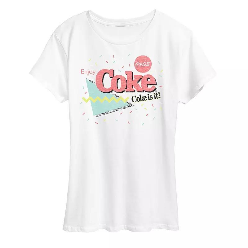 Womens Coca-Cola Coke 90s Graphic Tee, Girls Product Image