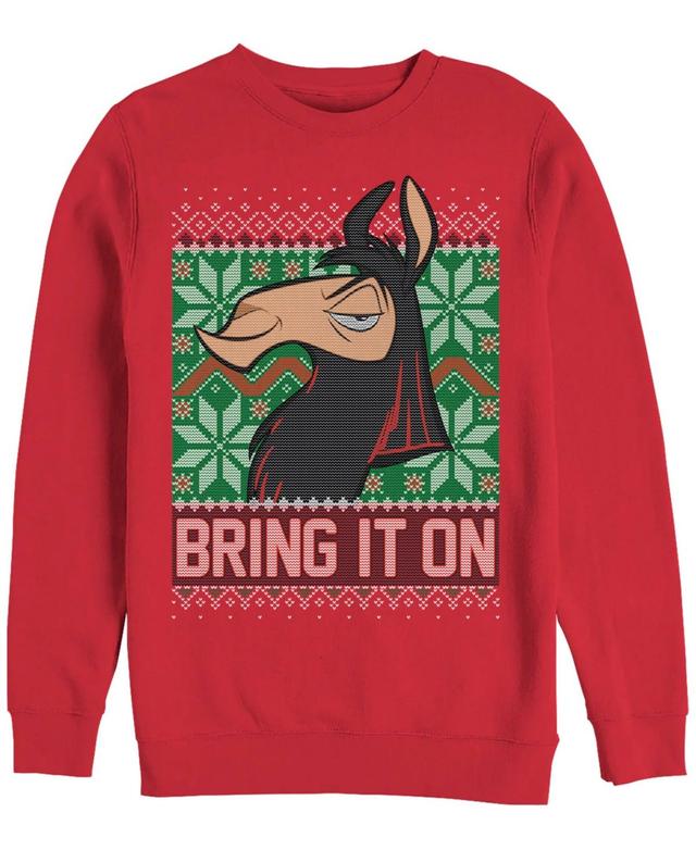 Mens Disney The Emperors New Groove Kuzco Bring It On Christmas Sweatshirt Product Image