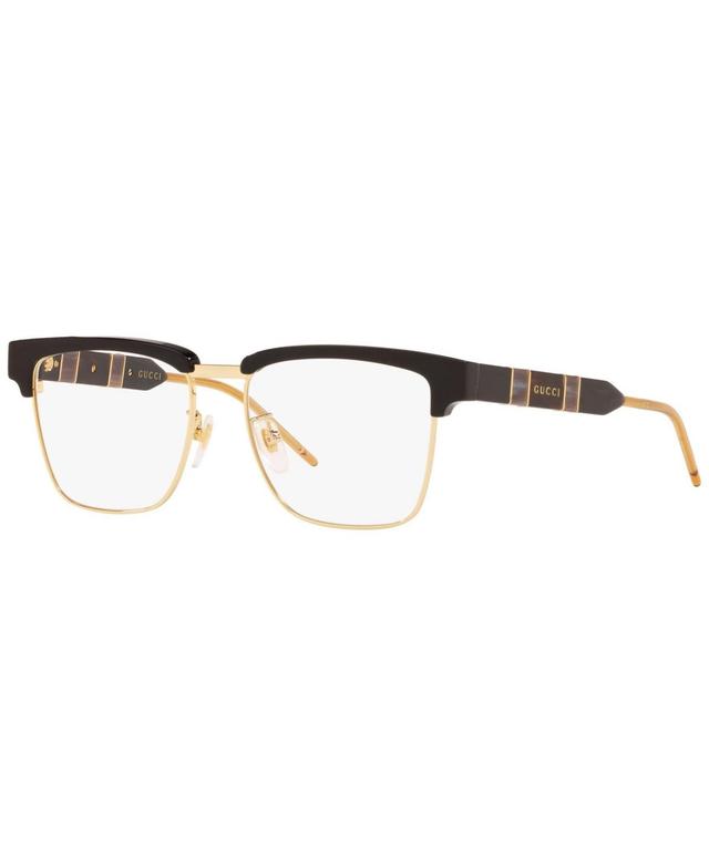 Gucci GG0605O001 Mens Rectangle Eyeglasses - Black Product Image