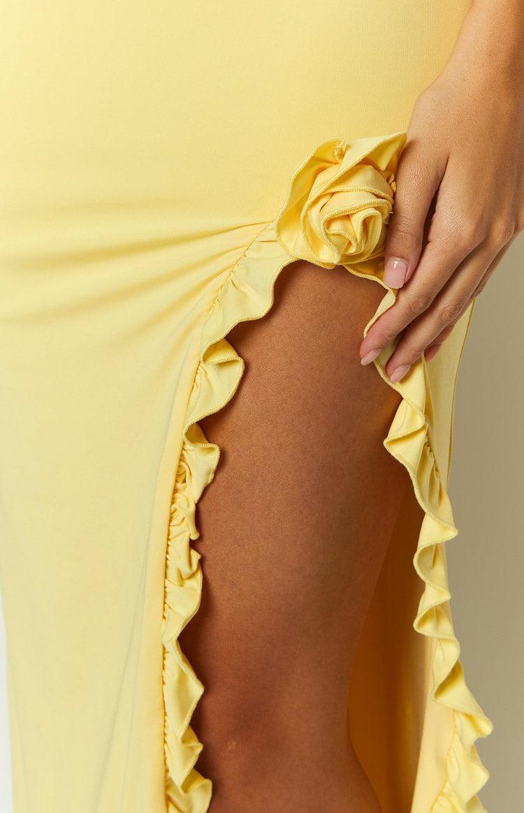 Orlando Yellow Maxi Dress Product Image