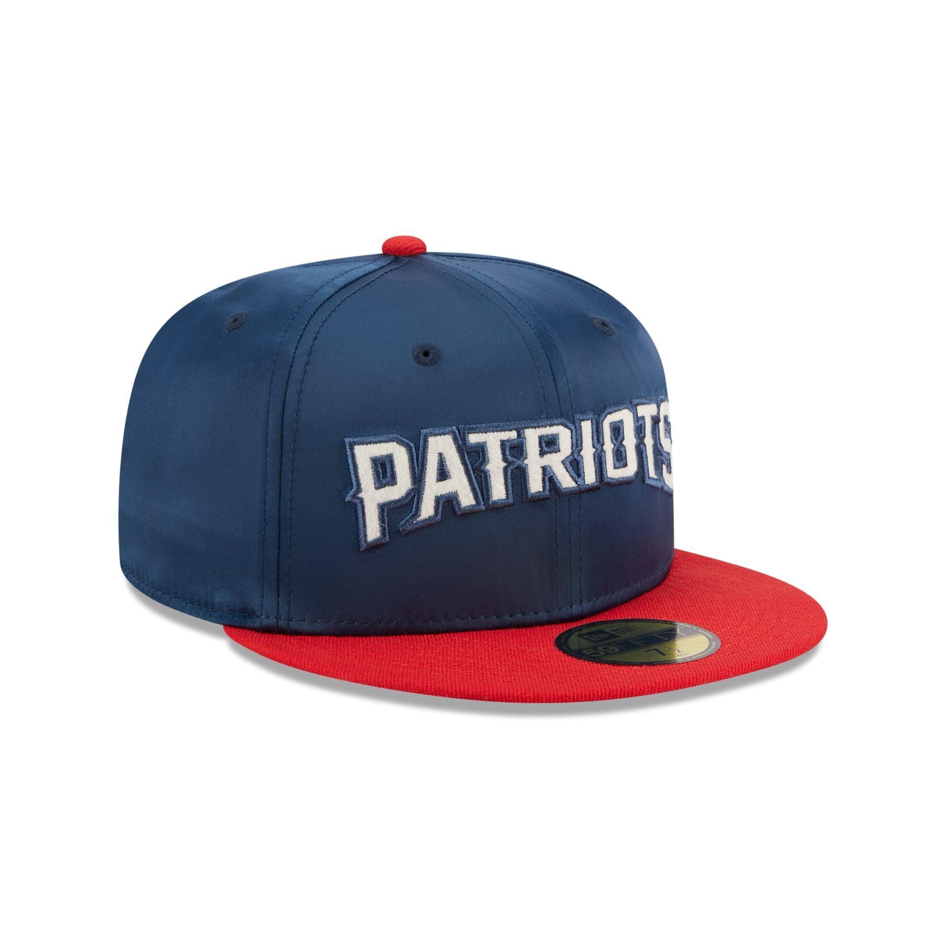 New England Patriots Satin 59FIFTY Fitted Hat Male Product Image