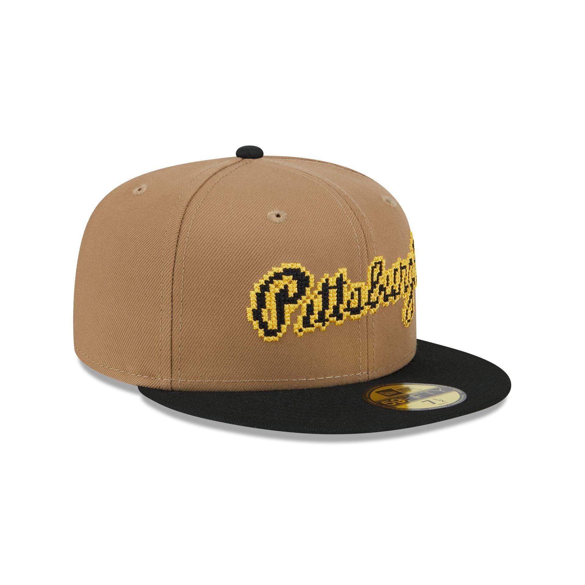 Pittsburgh Pirates Classic 8-Bit Wordmark 59FIFTY Fitted Hat Male Product Image