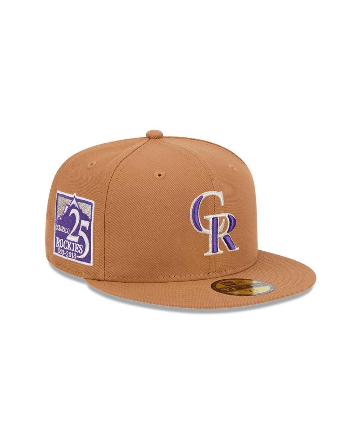 New Era Mens Brown Colorado Rockies Color Pack 59FIFTY Fitted Hat Product Image