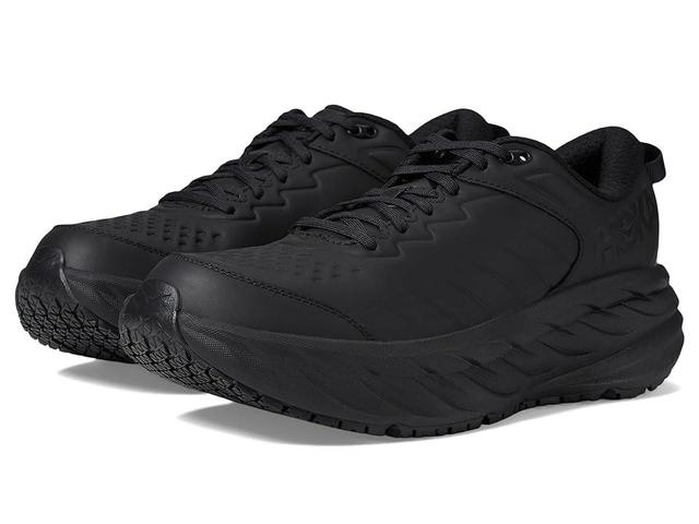 Hoka Men's Bondi Slip Resistant Black) Men's Shoes Product Image