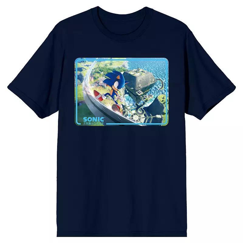 Mens Sonic Frontiers Videogame Graphic Tee Product Image