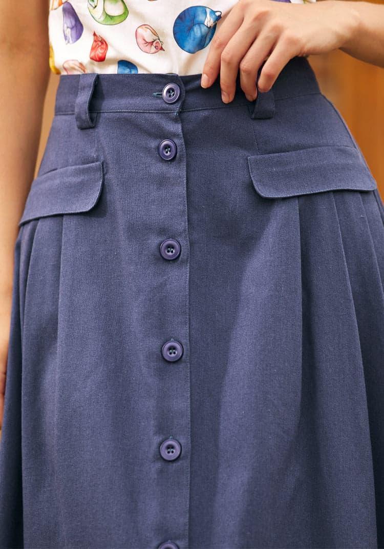 Effortless Feature Midi Skirt Product Image