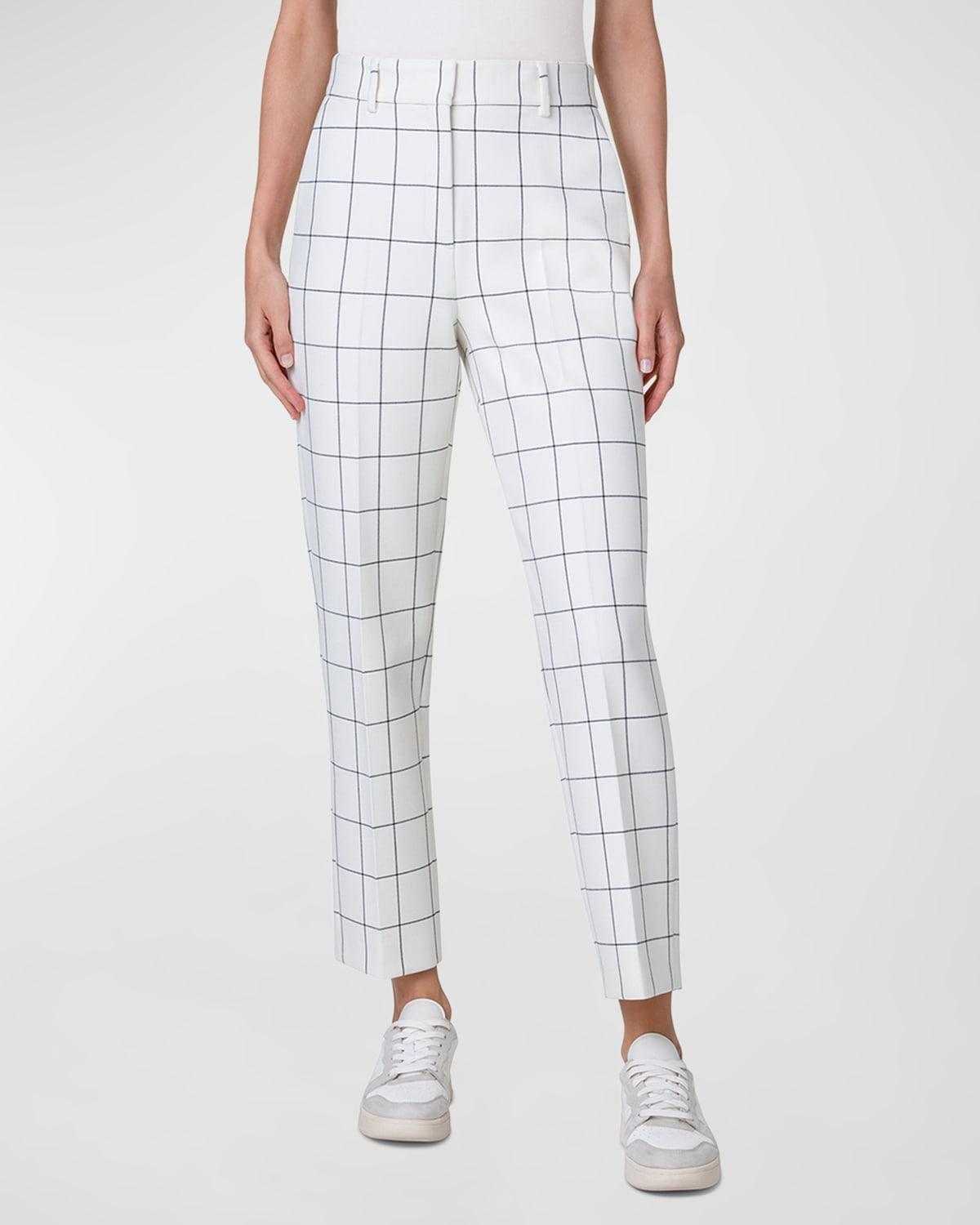 Womens Feryn Windowpane Check Pants Product Image