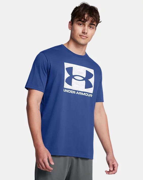 Mens UA ABC Camo Boxed Logo Short Sleeve Product Image