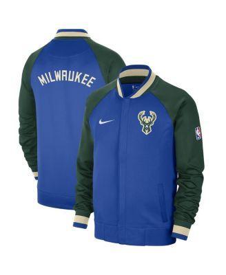 Mens Nike Royal Milwaukee Bucks 2022/23 City Edition Showtime Thermaflex Full-Zip Jacket - Royal Product Image