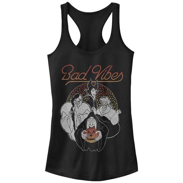 Disneys Villains Bad Vibes Ladies Womens Racerback Tank Top, Girls Product Image