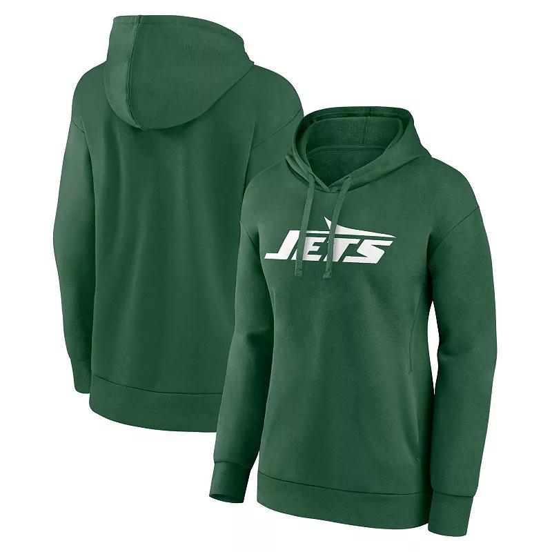 Womens Fanatics Branded New York Jets Primary Logo Pullover Hoodie Product Image